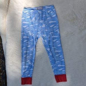 The Beaufort Bonnet Company Pima Cotton Ocean Wave Seagull Pajama Pants 3T